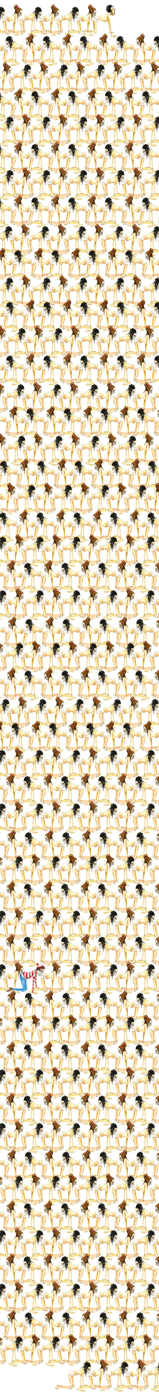 Illustration for article titled Human Centipede Where's Waldo is way easier than regular Where's Waldo